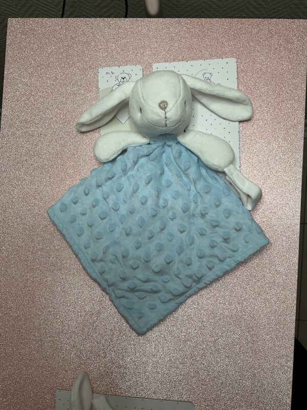 Doudou Lapin Bleu